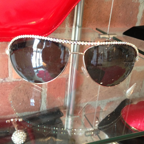 Swarovski crystal embellished  aviators