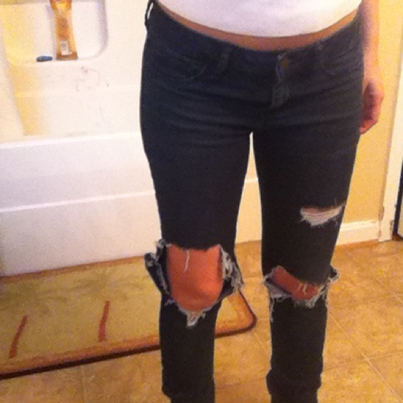 Bullhead black Holy Jeans Nice butt