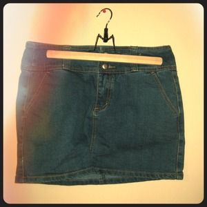 Basic Denim Miniskirt