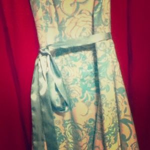 Retro spaghetti strap dress