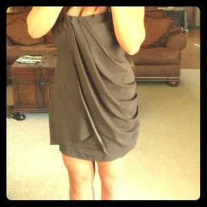 Miss Me gray chiffon dress