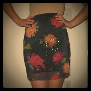 Latin Floral Skirt