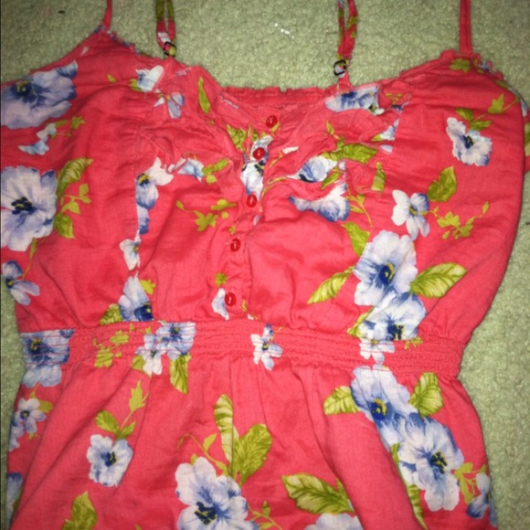 Forever 21 Floral Ruffled Top