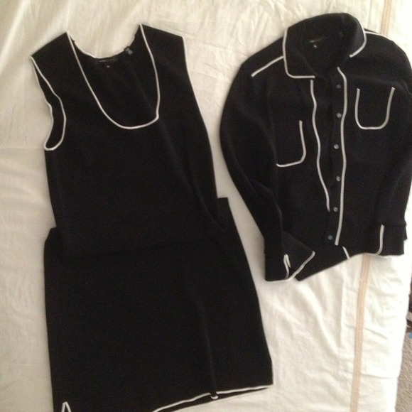 BCBG MAXAZRIA sweater dress twin set in medium