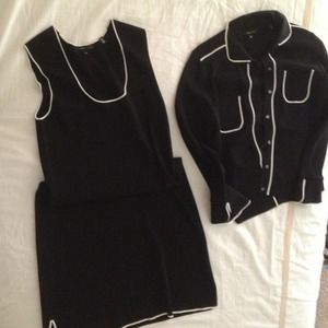 BCBG MAXAZRIA sweater dress twin set in medium