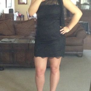 Black lace Miss Me dress