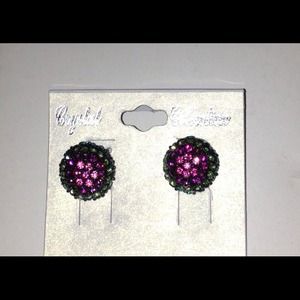 Rainbow stud earrings