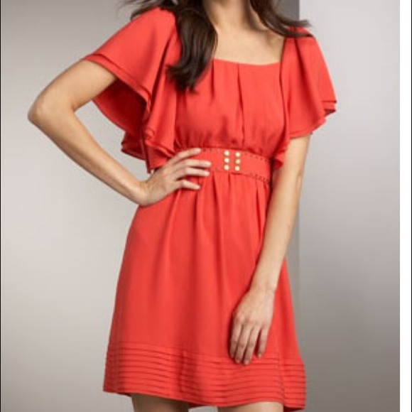 Shoshanna Dresses & Skirts - Shoshanna Flutter Sleeved dress - Size 4