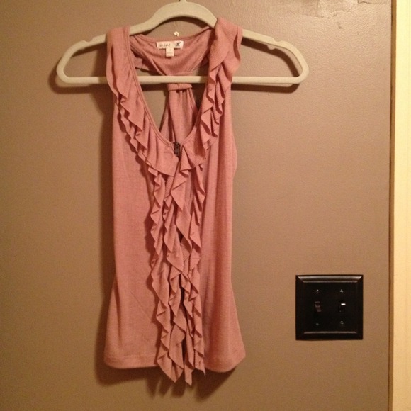 NWOT Zipper racer back tank