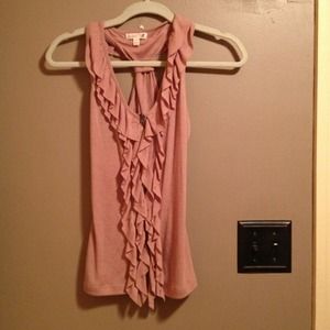 NWOT Zipper racer back tank