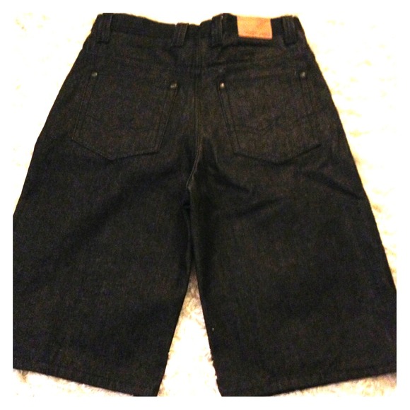 Sold Bundled ~Mens new dark black denim shorts $10