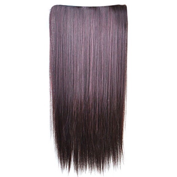 ***RESERVED***One piece hair extension + earrings