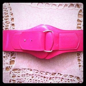 Fashion pink belt