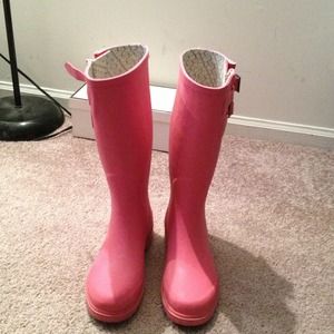 Pink Rain Boots