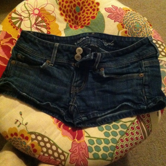 Denim shorts