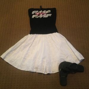 🎀Traded🎀Above the knee white eyelet skirt.