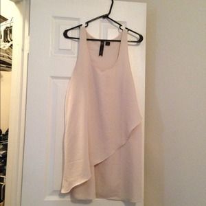 Cute off white dress.