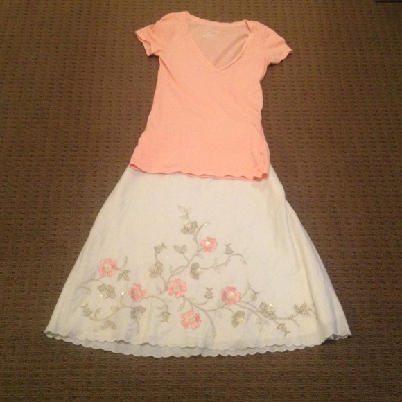 Linen Ann Taylor skirt size 6