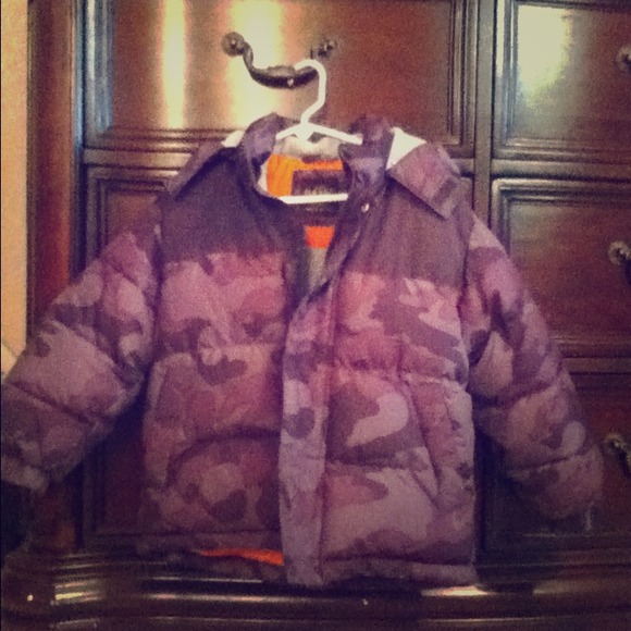 Child's winter camo jacket