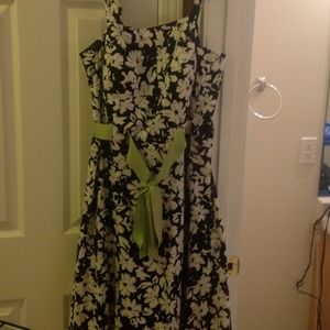 Black and white dress