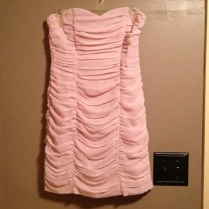 Pink mini dress