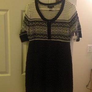 Black and white dress