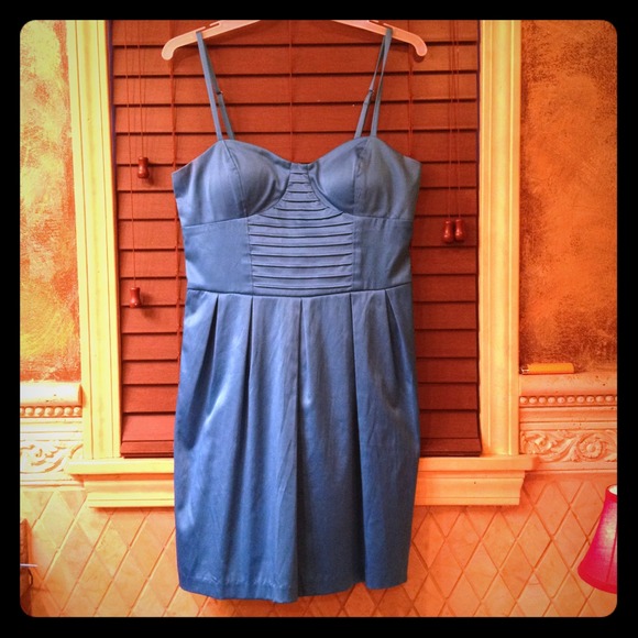 Cobalt blue cocktail dress