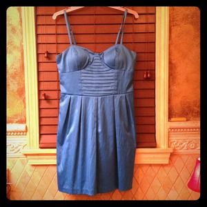 Cobalt blue cocktail dress