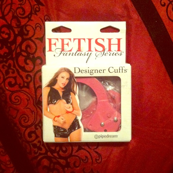 SOLD IN BUNDLE!  Pink Fetish Handcuffs 💄💗