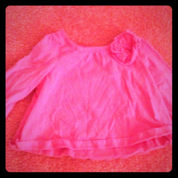 Hot pink baby girl long sleeve