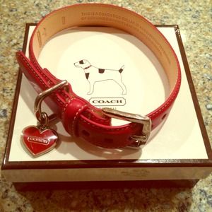 RESERVED!! Genuine Coach Dog Collar