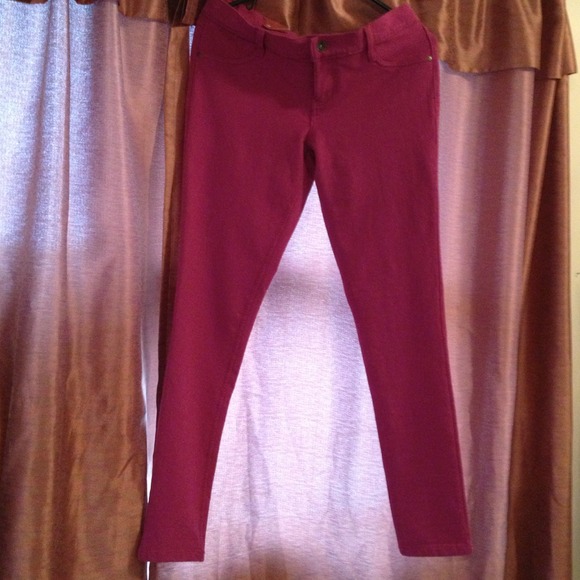 SOLD--SOLD  Wine colored MUDD pants
