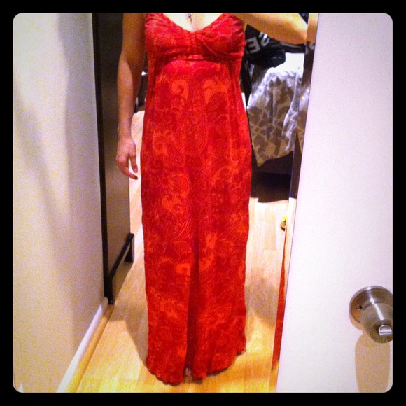 Express halter maxi dress- great deal!