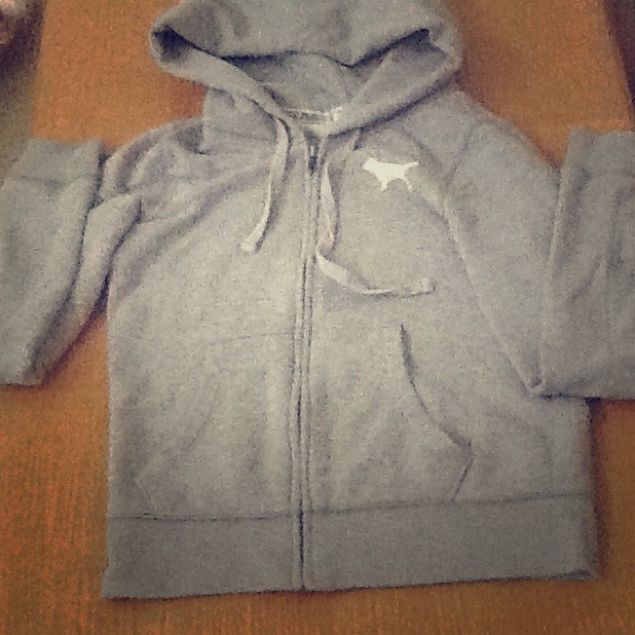 Victoria secret pink grey zip up!!!ON HOLD!!!!!!!!