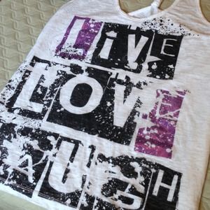Nollie Tank •Live•Love•Laugh