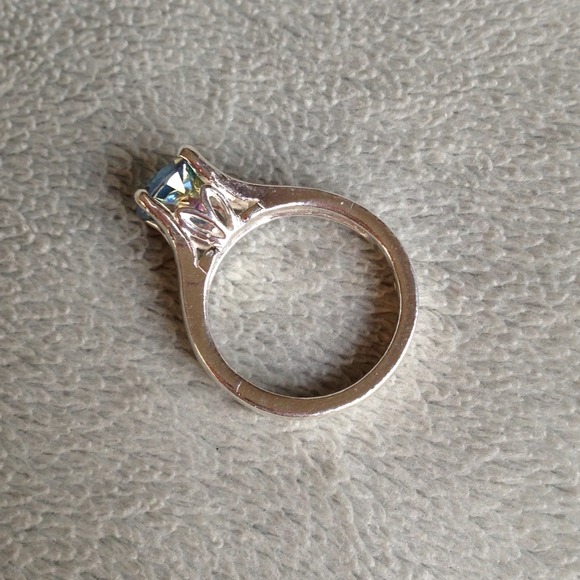 8mm Round Neptune's Garden Mystic Topaz Ring - Picture 2 of 4