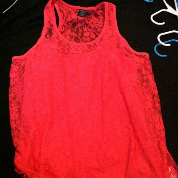 Pink lace top 💗