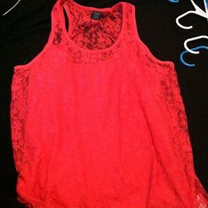 Pink lace top 💗