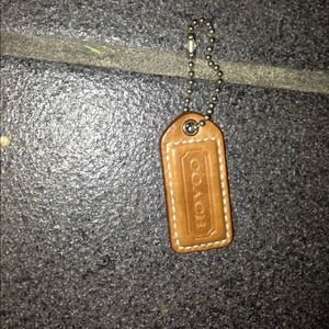 Authentic Beige Coach tag