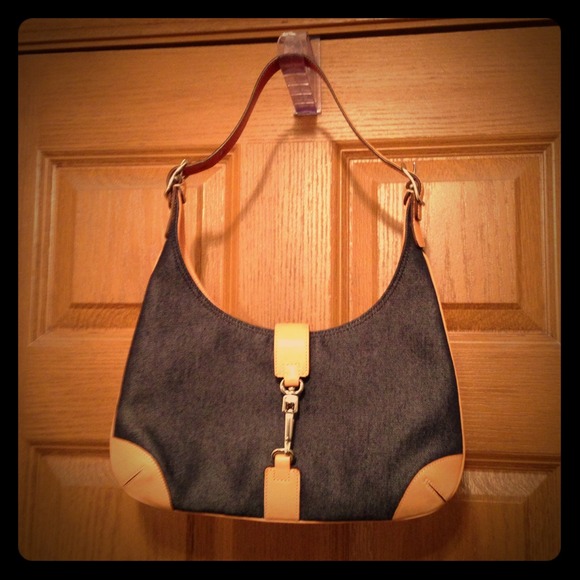 **Reserved**Blue & Brown Coach Purse