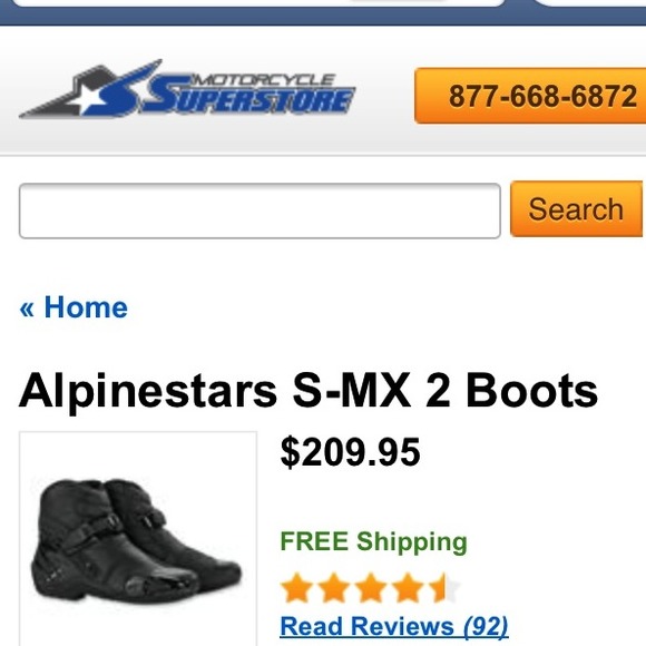 Alpinestars Performance Riding Boots - Picture 3 of 4