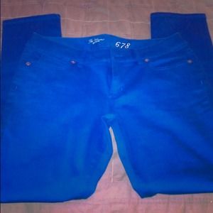 The Limited cobalt blue skinny jeans