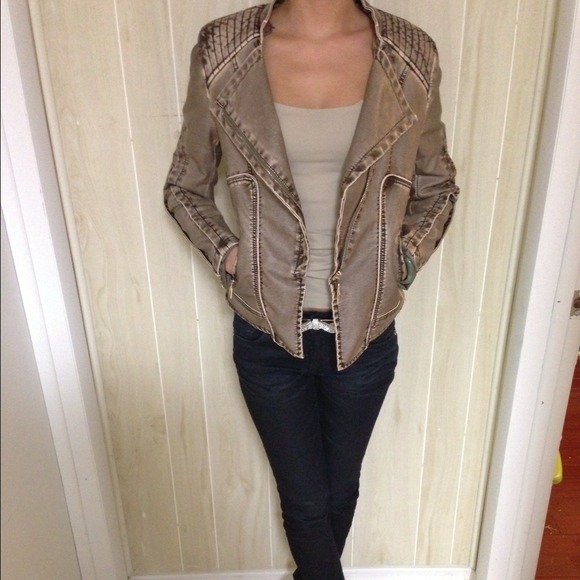 ❗❗❗Brand new👏👏👏 Leather Jacky