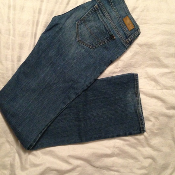 Bull Head, med wash denim, marln flare Sz 1L