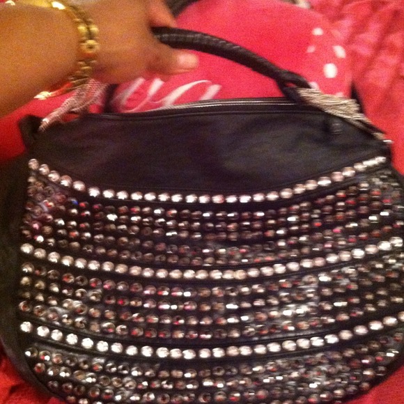 Black genuine leather bag SOLD - Picture 3 of 4