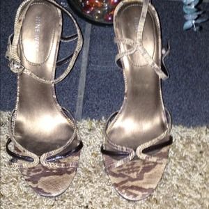 Tan and Brown Nine West heels