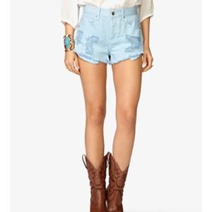 Destroyed denim shorts. NO TRADES!!!