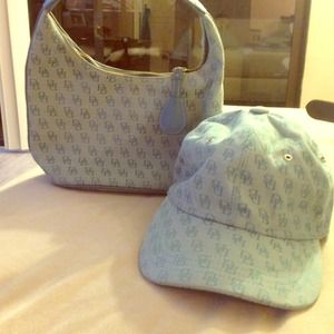 Dooney & Bourke hat and bag set.