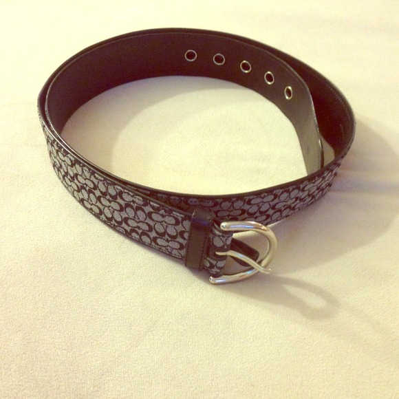 Black coach belt XL