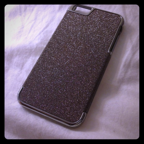 *SOLD* Iphone 5 dark silver sparkly case